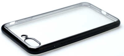 Silicone Shengo Electroplating for iPhone 8/7 Plus Jet Black