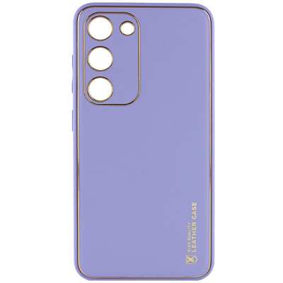 Чохол-накладка HQ Leather для Samsung S23 SM-G911B Lilac