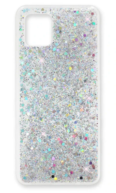 Cover silicone Smoll Full Glitter Xiaomi Redmi Note 10 Pro Silver