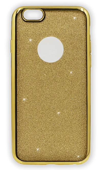 Silicone case Electroplating Star Rain 2 in 1 for iPhone 6 Gold