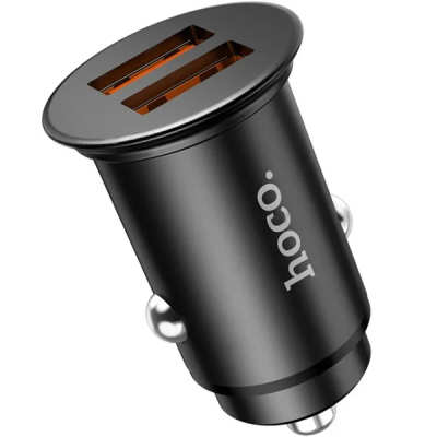 Car Charger 2USB Hoco NZ1 Developer 36W QC3.0 Black