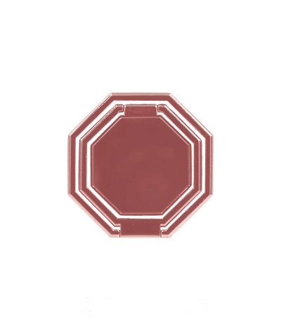 Stand-holder Ring Holder Octagon Rose Gold