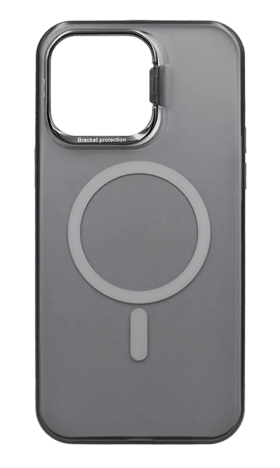 Cover Shadow Matt Camera Stand Magsafe for iPhone 15 Pro Black