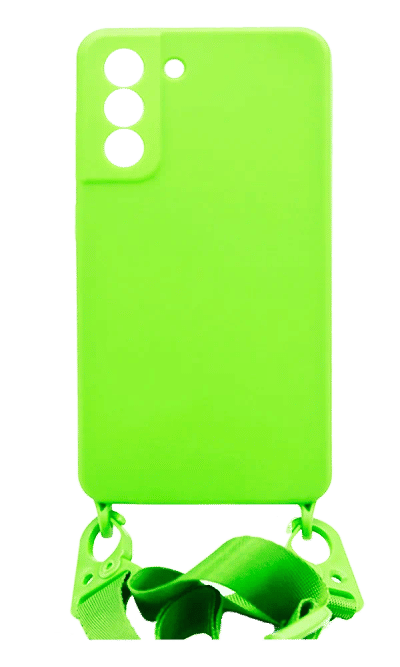 Molan Silicone Strap case for Samsung S21 FE SM-G990F Acid Green