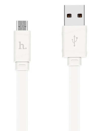 Cable 1m Hoco X5 Bamboo Micro-USB White