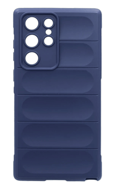 Silicone Rugged case for Samsung S22 Ultra SM-G998B Dark Blue