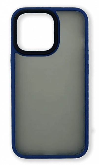 Cover Shadow Matt Metal Buttons for iPhone 14 / 13 Blue