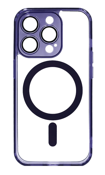 Чохол-накладка Gloss Magsafe для iPhone 15 Pro Violet