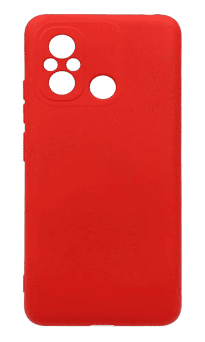 Чохол Molan Silicone для Xiaomi Redmi 12C Red