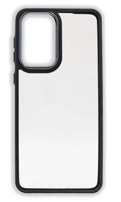 Gloss Metal Buttons cover for Samsung S23 FE SM-S711B Black