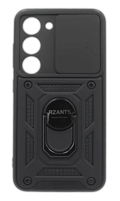 Rzants Hybrid CamOff Cover for Samsung S23 SM-G911B Black