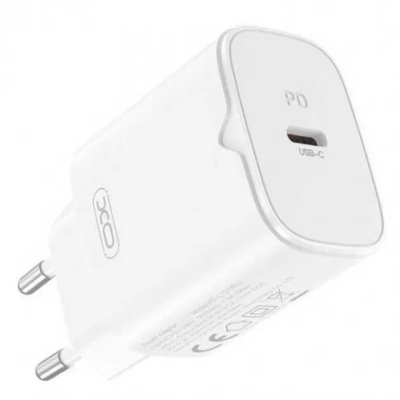 Мережевий Зарядний Пристрій 1Type-C XO L131 QC&PD 30W White