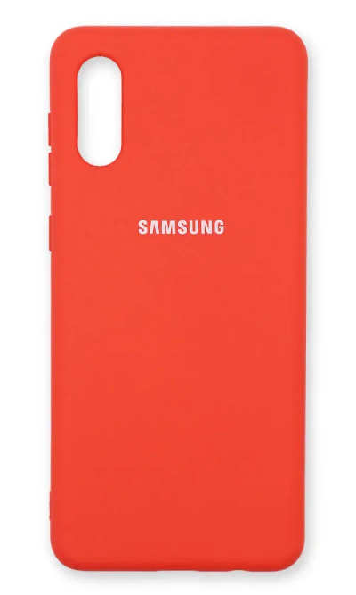 Silicone Case Silicone Cover for Samsung A02 SM-A022G Red