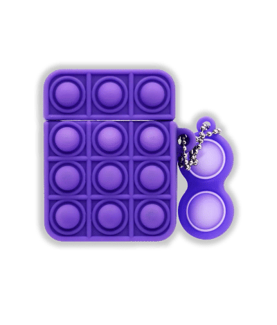 Чохол для гарнітури AirPods 3D Pop It Purple