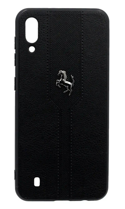 Cover-pad Car + Border Silicon for Samsung M20 SM-205F Black