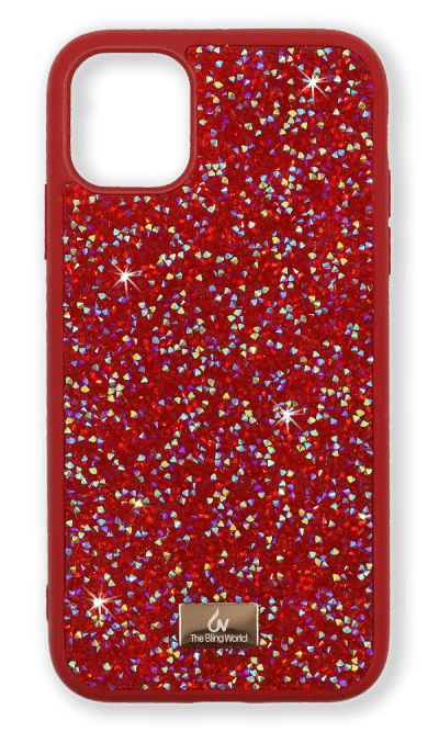 Cover Bling World Grainy Diamonds for iPhone 11 Red