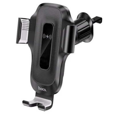 Автотримач Magnetic Wireless MagSafe Hoco HW2 Wise Black