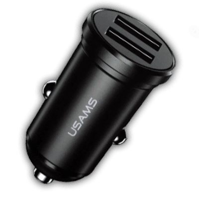 Car Charger 2USB Usams C20 US-CC114 Black