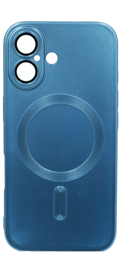 Case silicone Matte Soft Magsafe for iPhone 16 Plus Blue