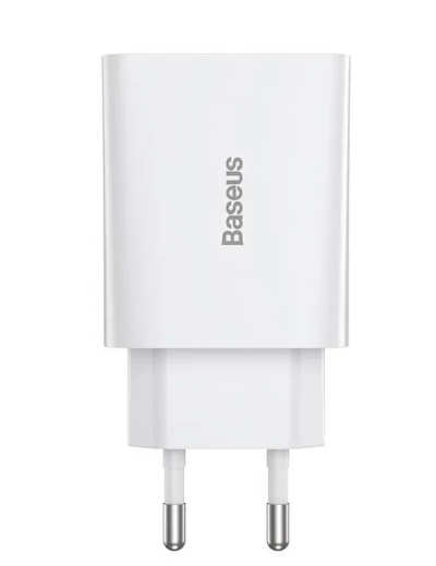 Mains Charger 1Type-C Baseus Speed Mini 20W White (CCFS-SN02)