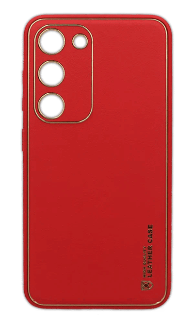 Чохол-накладка HQ Leather для Samsung S23 SM-G911B Red