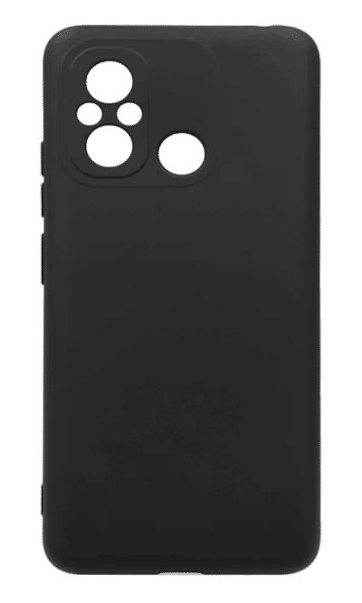Molan Silicone case for Xiaomi Redmi 12C/11A Black
