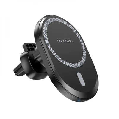 Car holder Magnetic Wireless MagSafe Borofone BH201 vent-magnetic Black