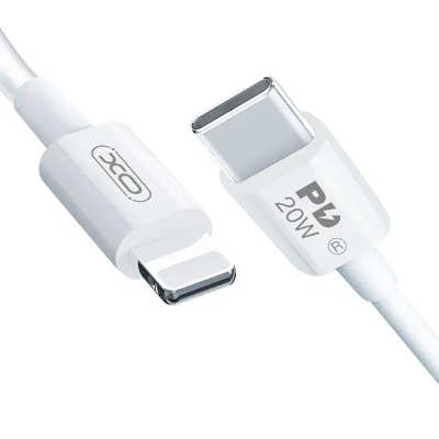Кабель Type-C to Lightning 1м XO NB-Q189A PD 20W White