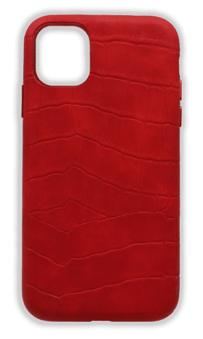 Чохол-накладка Croco Soft Leather для iPhone 11 Red