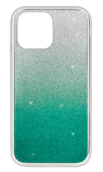 Glass Swa cover for iPhone 13 Pro Silver / Turquoise