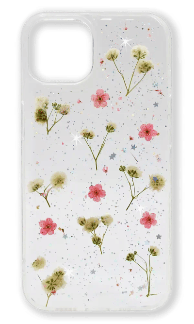 Чохол-накладка 3D Real Little Flowers для iPhone 14 / 13 Transparent
