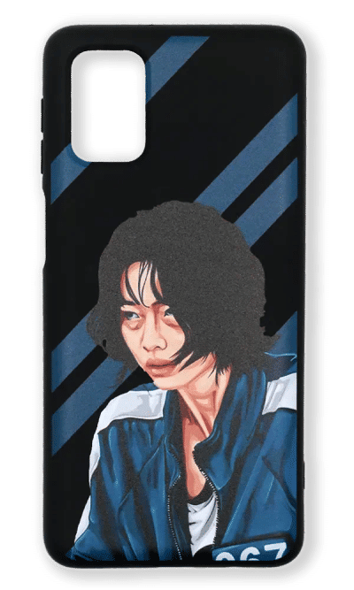 Case silicone Squid Game for Samsung M31s SM-M317F Black Print 1