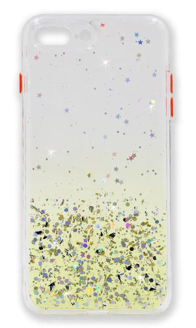 Cover Smoll Confetti Gradient for iPhone 8/7 Plus Transparent / Yellow