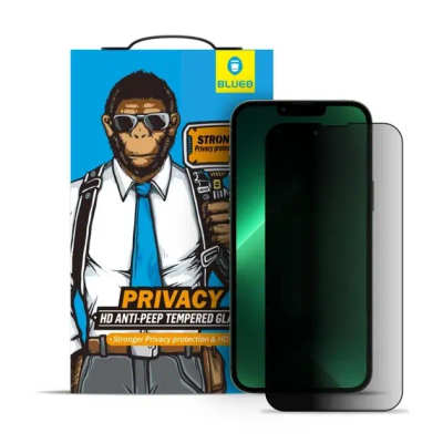 Захисне скло 2.5D Blueo HD Privacy для iPhone 17 Pro Max / 16 Pro Max Black