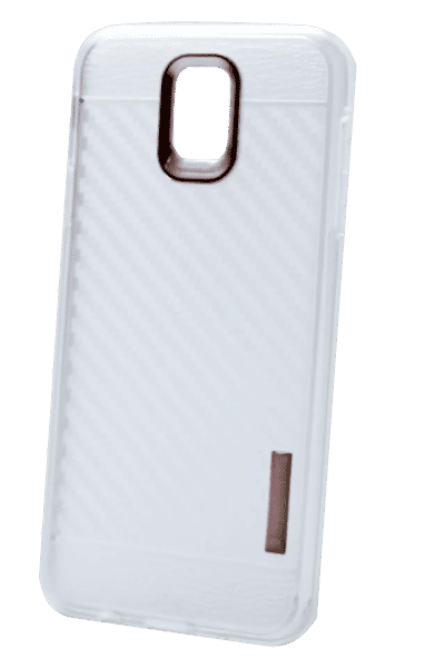 Silicone Transparent Carbon for Samsung J3 2017 SM-J330F Clear / Rose