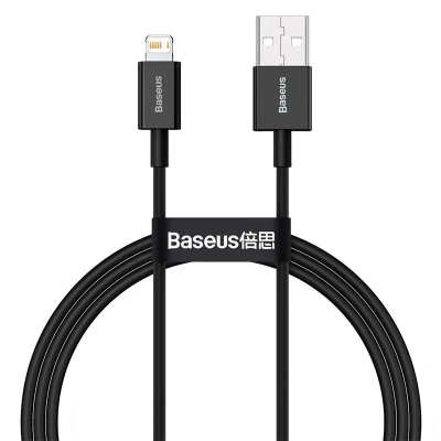 Cable 1m Baseus Superior Lightning Black (CALYS-A01)