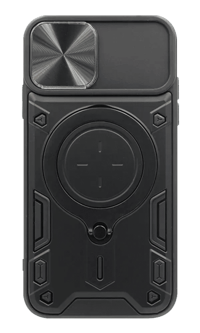 Hybrid CamOff + Big Ring Case for iPhone 11 Black
