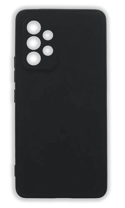 Silicone Slim Cam Case for Samsung A53 SM-A536F Black