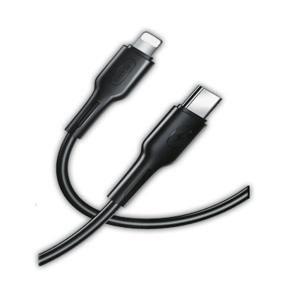 Cable Type-C to Lightning 1.2m Usams U43 30W US-SJ406 Black