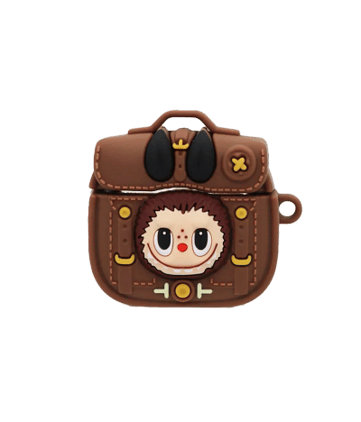 Чохол для гарнітури AirPods Pro 3D Labubu Brown