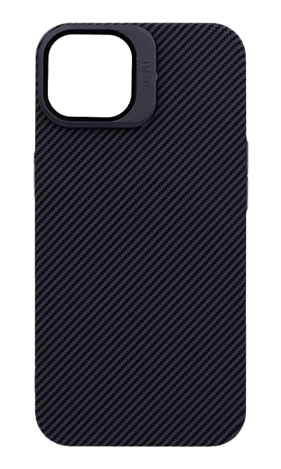 Carbon Camera Stand cover for iPhone 14 Pro Black