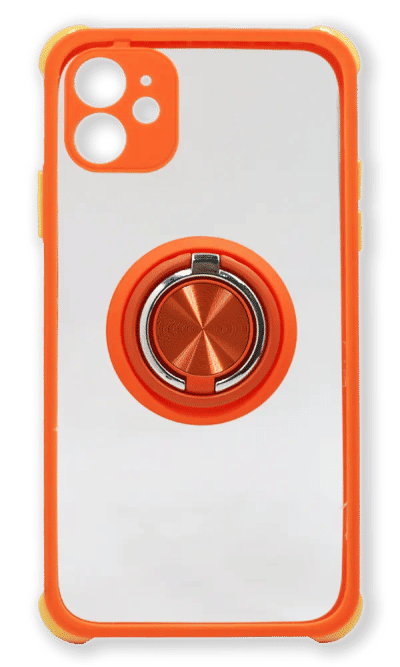 Чохол-накладка Armor + Double Ring для iPhone 11 Orange