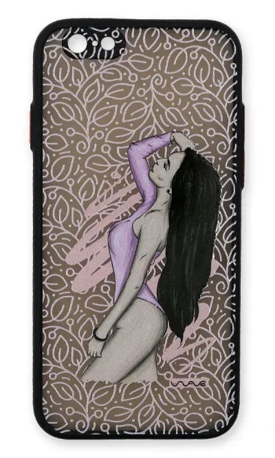 Cover-plate Shadow Matt Magic City for iPhone 6 Black