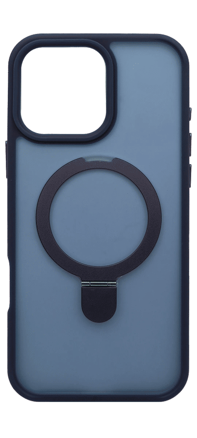 Shadow Matt Magsafe-Stand Case for iPhone 14 / 13 Blue