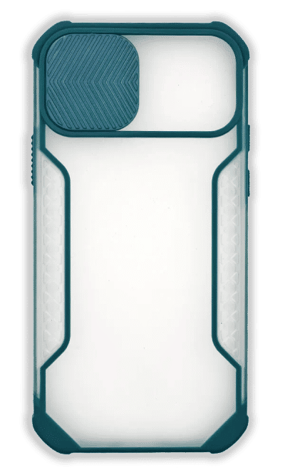 Enchanting OffCam Easy TPU cover for iPhone 12 / 12 Pro Clear/Green