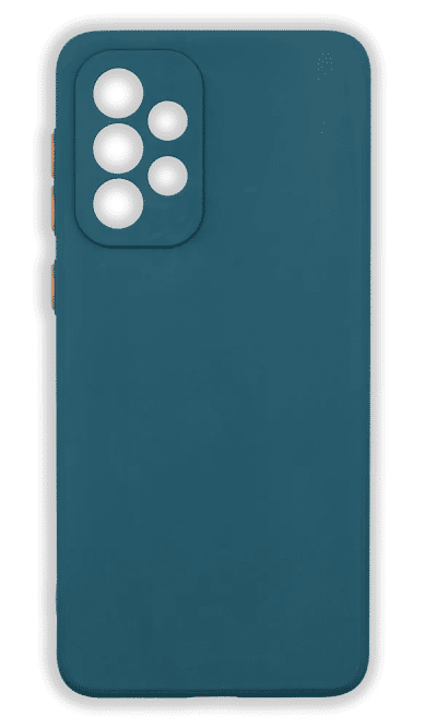 Cover silicone Matte Color Buttons for Samsung A33 SM-A336F Green