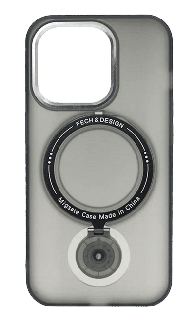 Cover Fech Ring Stand for iPhone 15 Pro Max Black