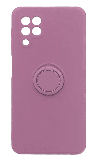 Cover silicone Matte Color Buttons + RingHolder Samsung A22 A225F/M32 M325F/M22 M225 Blueberry