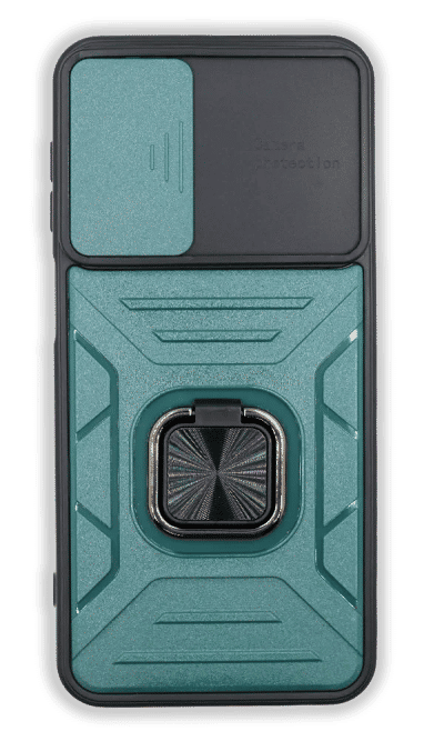 Cover Hybrid CamOff+ Flash Ring for Samsung A23 SM-A235F Green