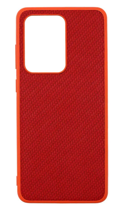 Cover-plate Carbon for Samsung S20 Ultra SM-G988B Red